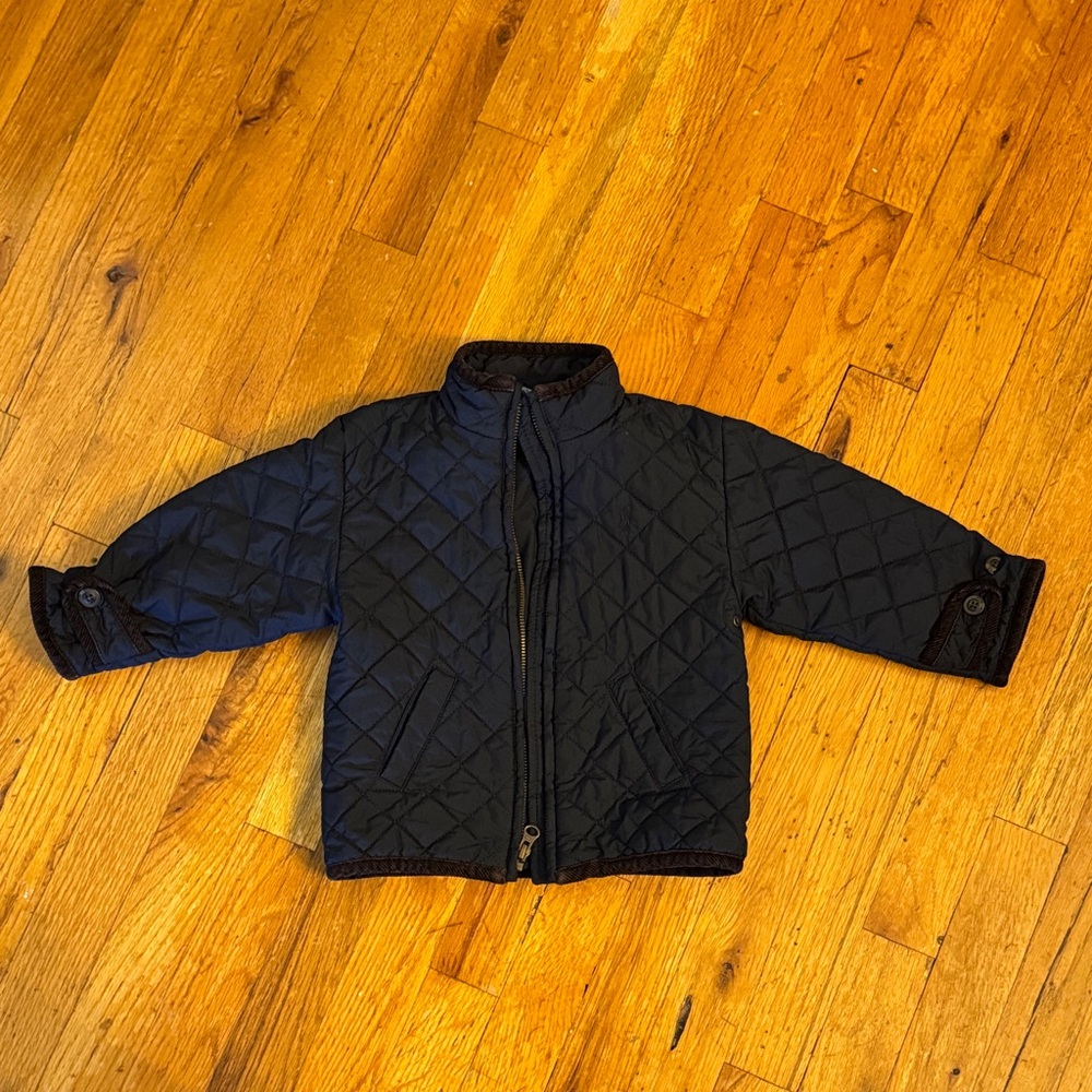 Polo Ralph Lauren Kids Navy Quilted Puffer Jacket